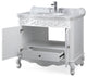 39" Carbone Antique Style White Bath Vanity