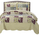 Tania Oversize Microfiber Floral Coverlet Set, Full/Queen