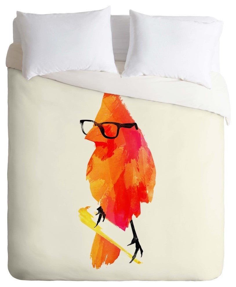 Deny Designs Robert Farkas Punk Bird Duvet Cover - Lightweight