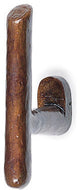 Hang-Up 6.13x1", Mink Decorative Contemporary Bronze Hook