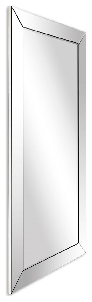 Moderno Beveled Leaner, Large Floor Mirror, 1"-Beveled Center Mirror, 80"x 40"