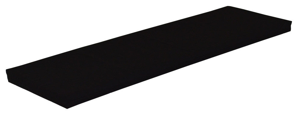 Bench Cushion, Black, 5 Foot