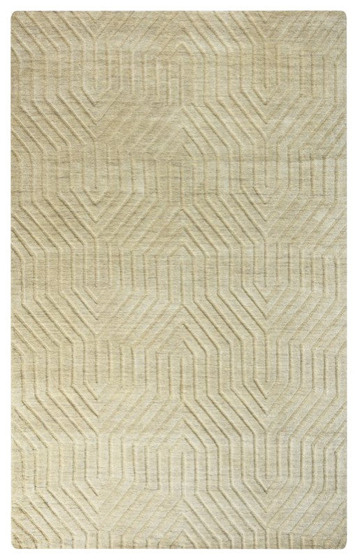 Technique 9' x 12' Solid Tan Hand Loomed Area Rug