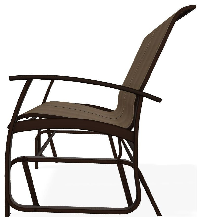 Belle Isle Sling 2-Seat Glider, Bark/Kona