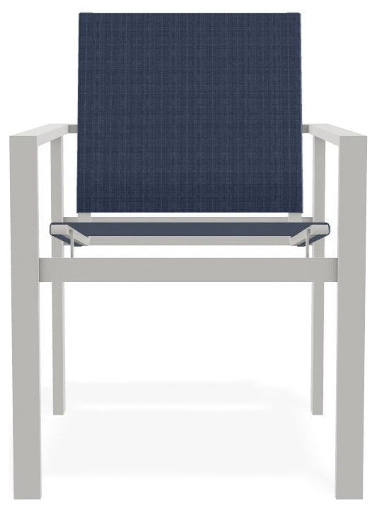 Tribeca Sling Outdoor Stackable Armchair, Mavi/Snow