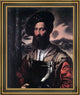 Dosso Dossi Portrait of a Warrior Framed Premium Canvas Print, 20"x25"