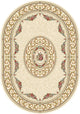 Ancient Garden Rug, 5'3"X7'7" Oval