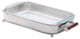 Nickel Crock and Bamboo Rectangular Server