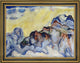 Ferdinand Hodler Landscape - 21" x 28" Framed Premium Canvas Print