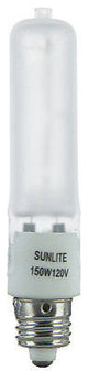Sunlite 150 Watt, Single Ended T4, Mini Can Base, Frost, 5 Pack