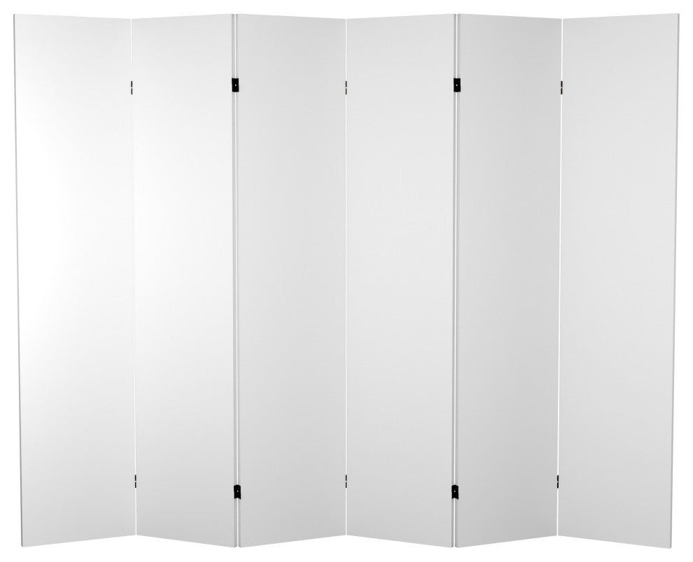 6' Tall Do It Yourself Canvas Room Divider, 6 Panel