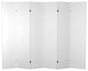 6' Tall Do It Yourself Canvas Room Divider, 6 Panel