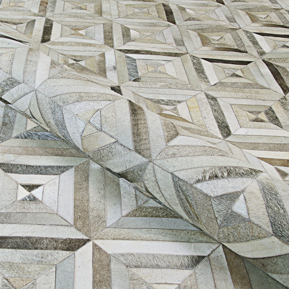 Couristan Chalet Blocks Area Rug, Ivory, 9'4"x13'4"