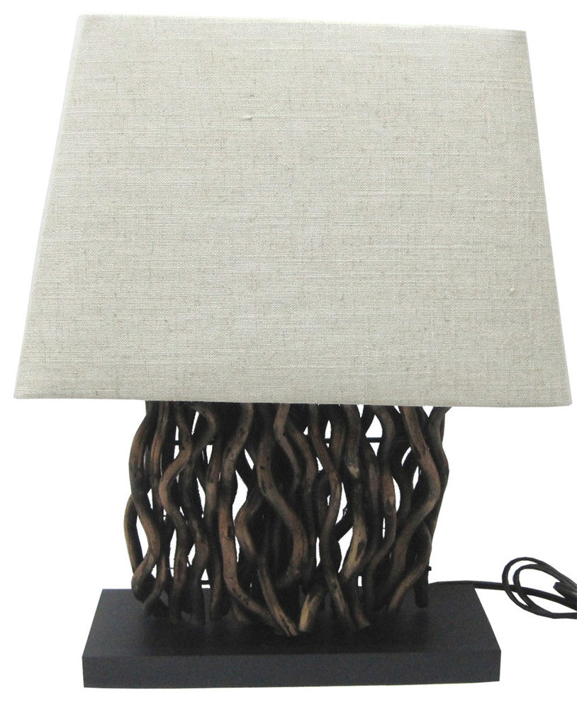 21.5" Driftwood Lamp