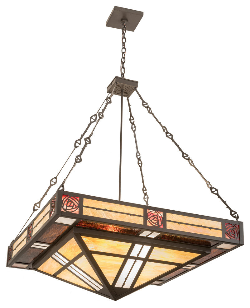 36Sq Bungalow Rose Inverted Pendant