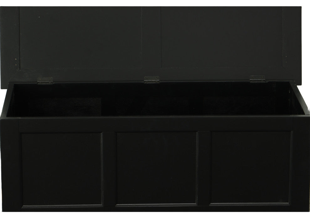Camden Blanket Chest, Antique Black