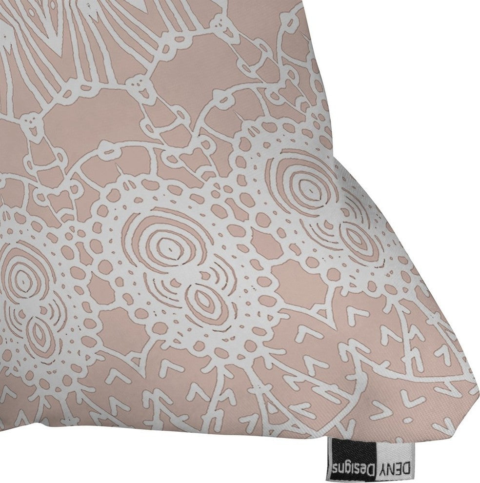 Monika Strigel Waiting For You Rose Throw Pillow, 18"x18"
