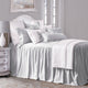3 Piece Luna Bedspread Set, Gray, King