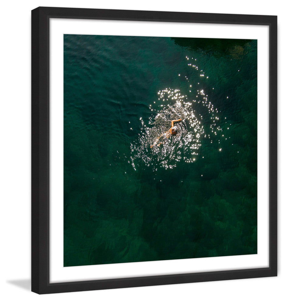 "Breaststroke" Framed Print by Karolis Janulis