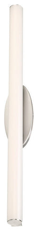 Mini Loft LED Bathroom Vanity and Wall-Light 3000K, Brushed Nickel, 24"