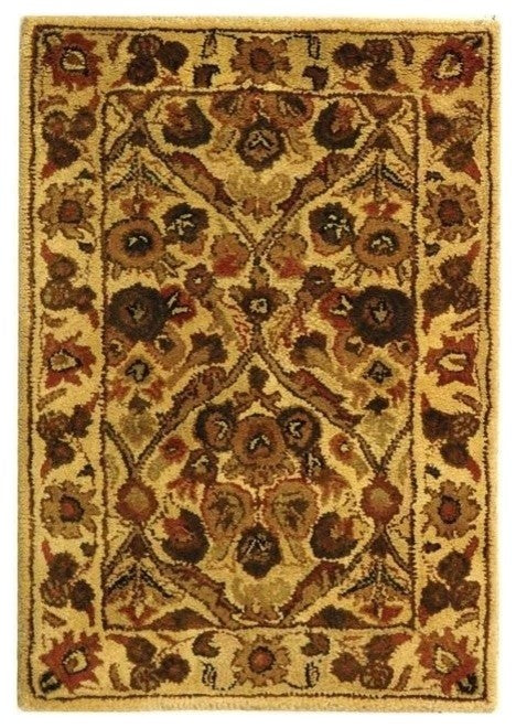 Safavieh Antiquity Collection AT51 Rug, Gold, 2'x3'