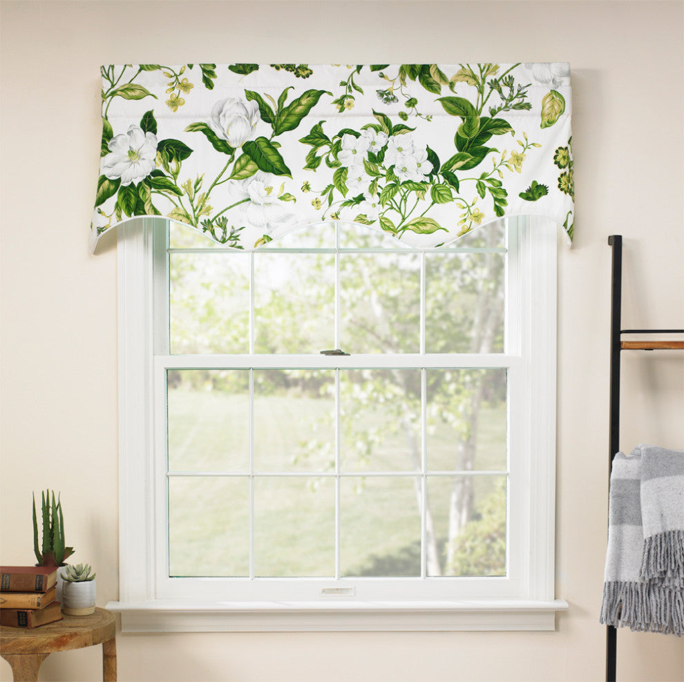 Whitfield 50" x 15" Lined Duchess Filler Valance, Clover