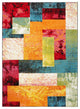 Home Dynamix Splash Scarlet Area Rug 7'10"x10'2", Abstract Multi