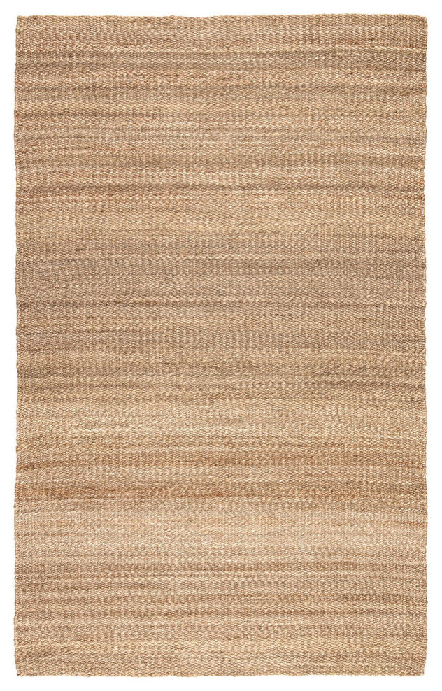 Jaipur Living Hilo Natural Solid Tan Area Rug, 10'x14'