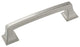 Amerock Mulholland Pull 96mm Center, Satin Nickel