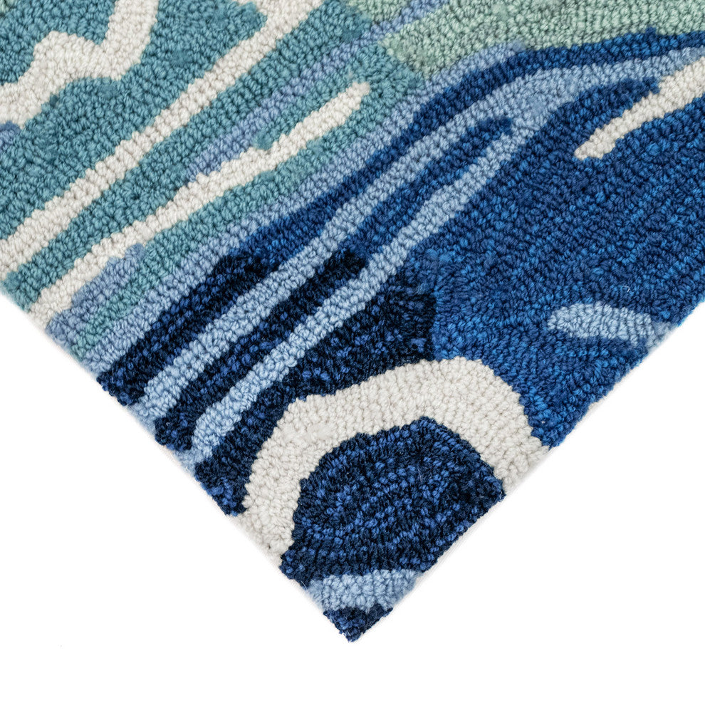 Capri Jelly Fish Indoor/Outdoor Rug, 2'x3'