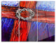 "Crown of Thorns" Glossy Metal Wall Art, 3 Panels, 36"x28"