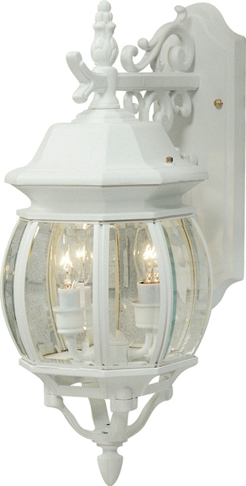 Classico 3-Light Ac8361Wh White Outdoor Light