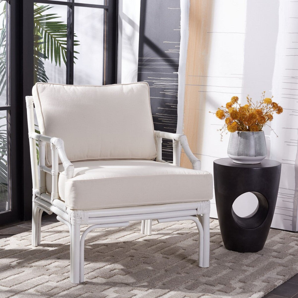 Safavieh Kazumi Accent Chair, White