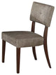 Acme Drake Side Chair Set of 2 Gray Fabric and Espresso
