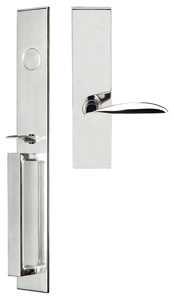 Stratus Lever, Mortise Dummy Handleset, Right Hand, Polished Stainless Steel