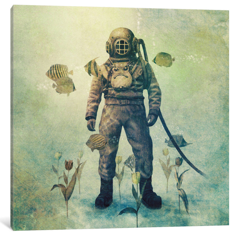 "Deep Sea Garden Square #2" by Terry Fan, 37x37x1.5