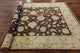 Chobi Peshawar Hand-Knotted Oushak Style Wool Rug, 7'x9'