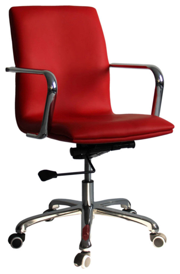 Modern Classics Confreto Conference Office Chair Mid Back, Red