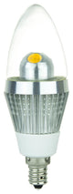 Torpedo Tip Chandelier, 260 Lumens, Candelabra Base, Warm White