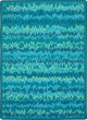 Kid Essentials Rug, Static Electricity, Teal, 3'10"x5'4"