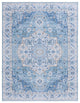 Safavieh Tucson TSN118 Rug Machine-Washable, Light Blue/Blue, 9'x12'