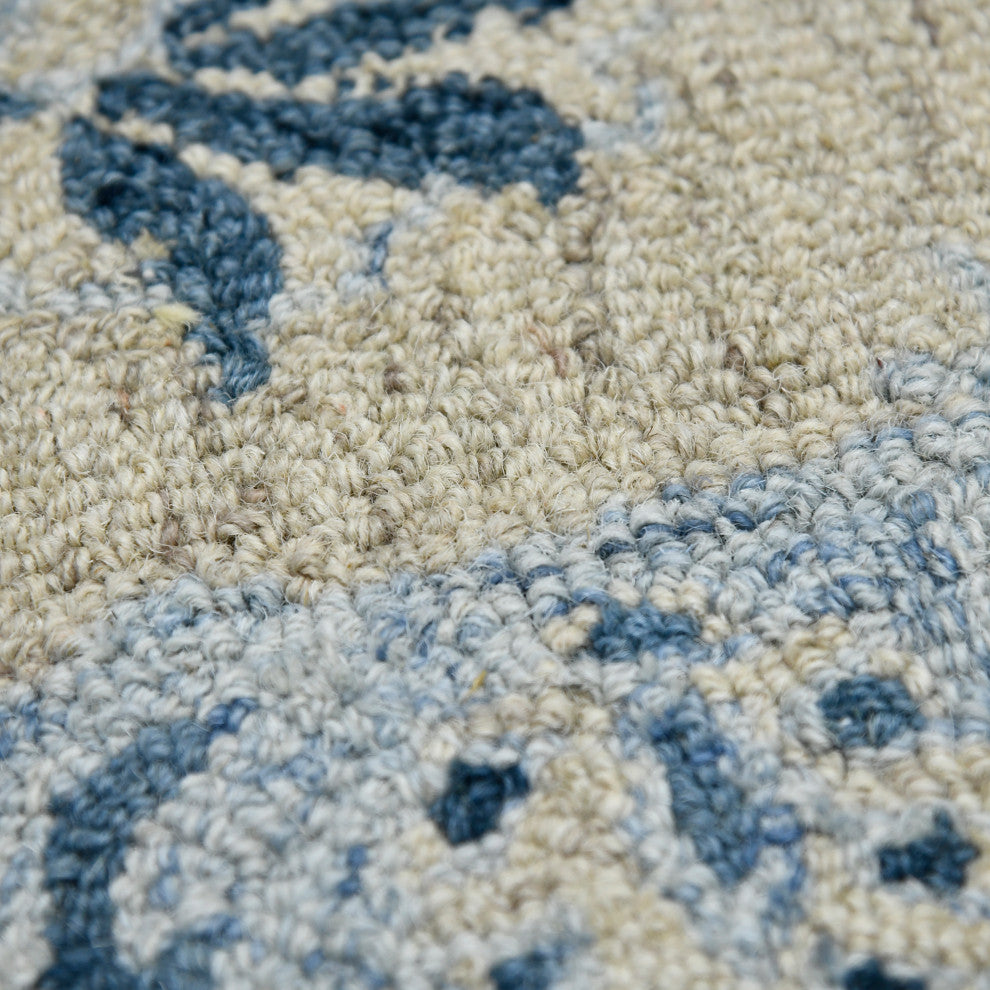 Romania Newburg Area Rug, Light Blue, 5' x 8', Floral