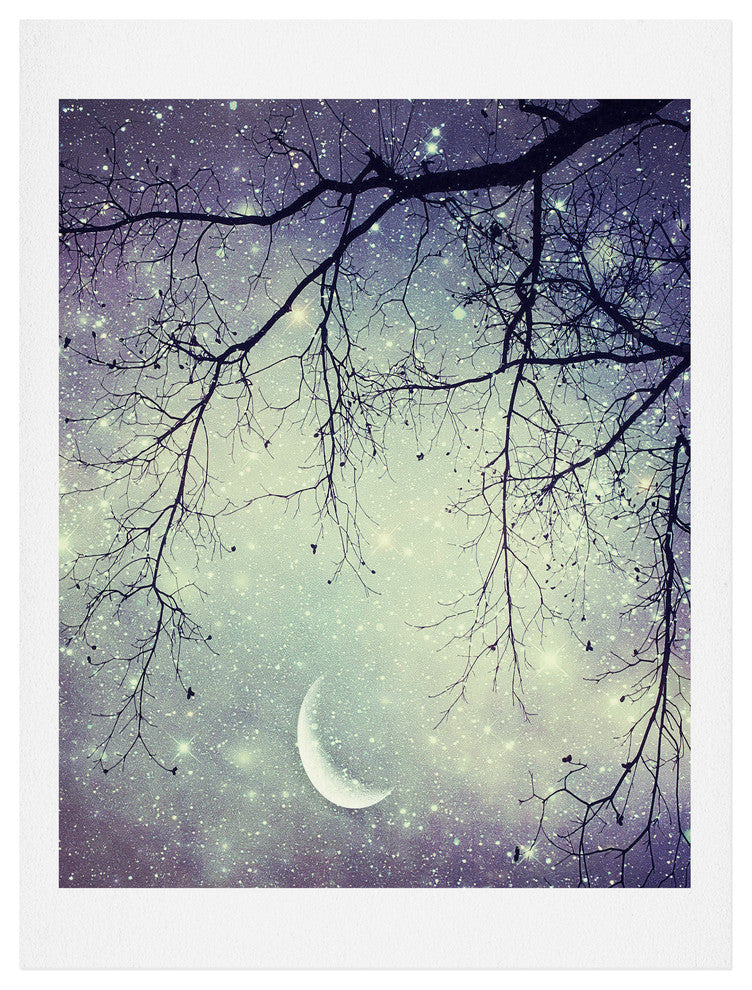 Deny Designs Shannon Clark Diamonds In The Sky Art Print