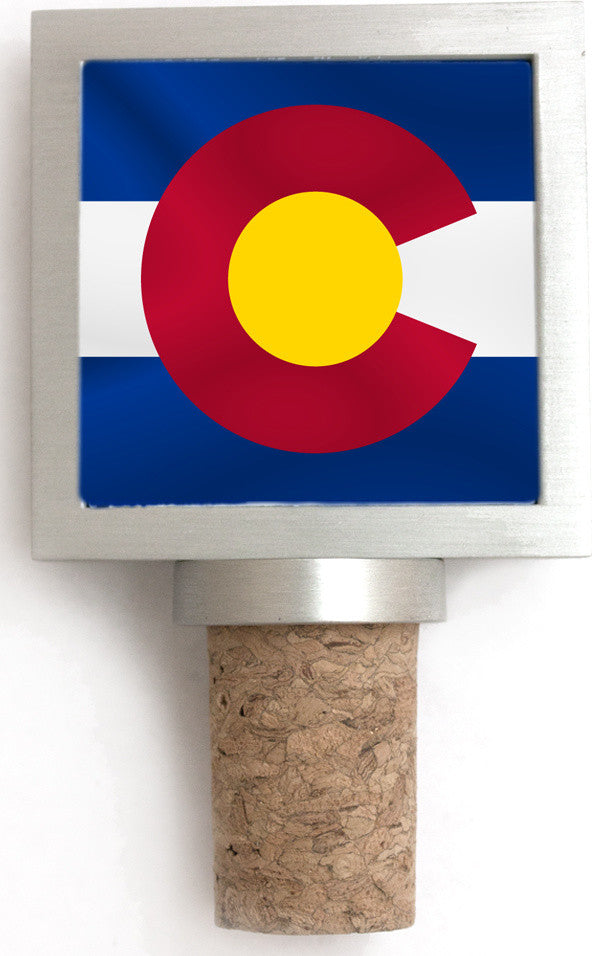 Colorado Flag Wine Stopper