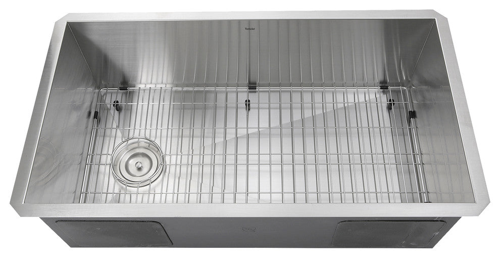 Nantucket Sinks 32" Pro Series Rectangle Undermount Stainless Steel Kitchen Sink