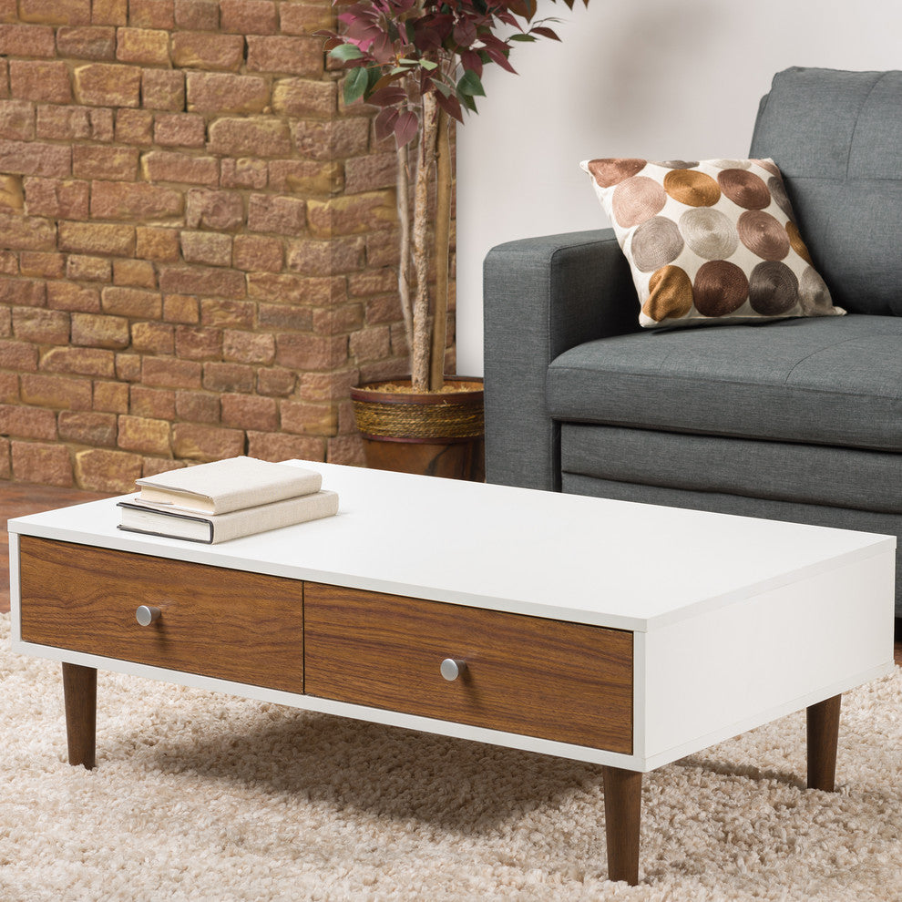 Gemini Wood Contemporary Coffee Table