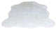 Faux Alaskan Polar Bear Rug White 3'5x4'6 Medium