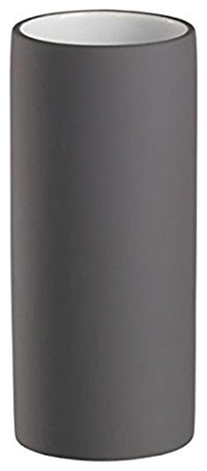 Anthracite Gray Porcelain Bathroom Accessories, Pur, Tumbler