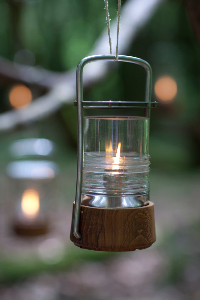 Skagerak Bollard Oil Lamp | Teak