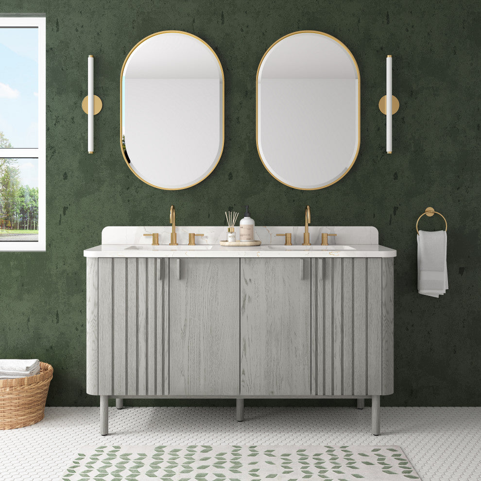 Blakely Vanity Combo Collection, Gray Oak, 61